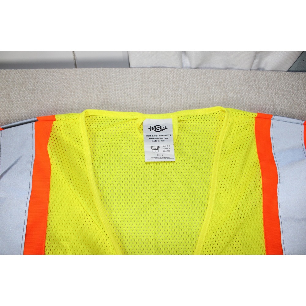 Dicke Safety Products DSP High Visibility Vest and Pants Set Yellow Large L/XL